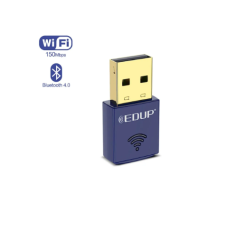 Adaptador WiFi 150Mbps 2.4G com Bluetooth 4.0, USB 2.0, Ethernet sinal estável para PC, Laptop