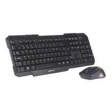 Kit Teclado + Mouse Sem Fio K-W10BK C3Tech 