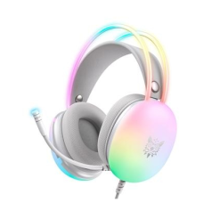 Headset Fone Gamer Onikuma X-25 Com RGB Led - Branco