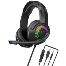 Fone de Ouvido Headset Gamer com RGB Preto Gtg7