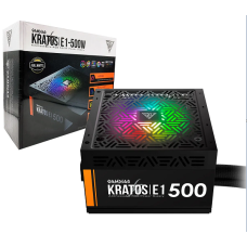 Fonte Atx Gamer 80 Plus Gamdias Kratos E1-500W RGB
