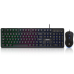 Kit Teclado e Mouse Gamer com Fio Usb e RGB - Knup