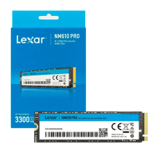 SSD Lexar LNM610, 500GB, NVMe M.2 2280, Leitura: 2100MB/s e Gravação: 1600MB/s, Preto 