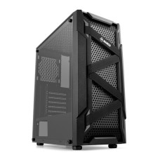 Gabinete Gamer Mancer Kevlar - Lateral de Vidro, Com 3 Fans