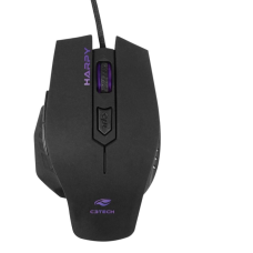 Mouse USB Gamer C3 Tech Harpy 3200DPI com Iluminação Preto