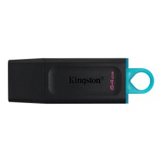 Pen Drive DataTraveler Exodia 64GB Kingston USB 3.2, Preto/Azul - DTX/64GB