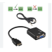 Cabo Adaptador Conversor HDMI para VGA 25cm Preto 