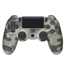 Controle Joystick Gamepad Sem Fio Dualshock 4 Para PS4 - Camuflado Cinza