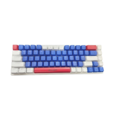 Teclado Mecânico RGB  Gamer Azul + Vermelho + Branco