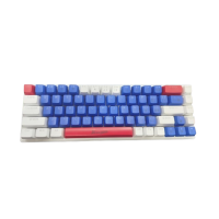 Teclado Mecânico RGB  Gamer Azul + Vermelho + Branco
